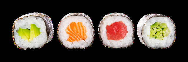 Obedové sushi menu